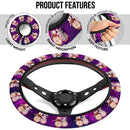 Doma and Akaza Demon Slayer Anime Premium Custom Car Steering Wheel Cover 1 Nearkii