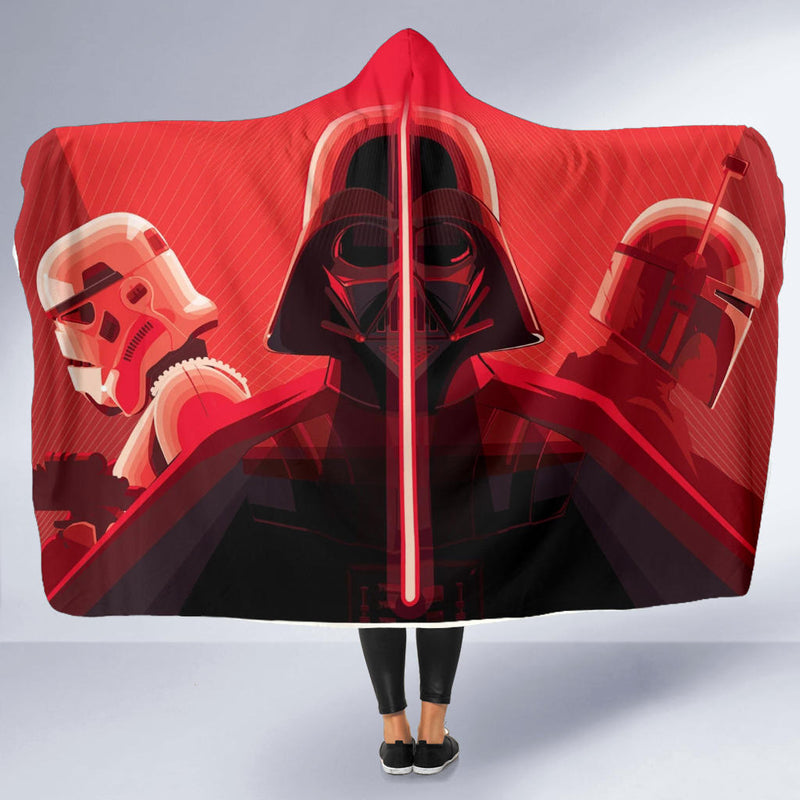 Darth Vader Stormtrooper Economy Hooded Blanket Nearkii