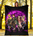 Demon Slayer Team Pink Moonlight Premium Blanket Nearkii