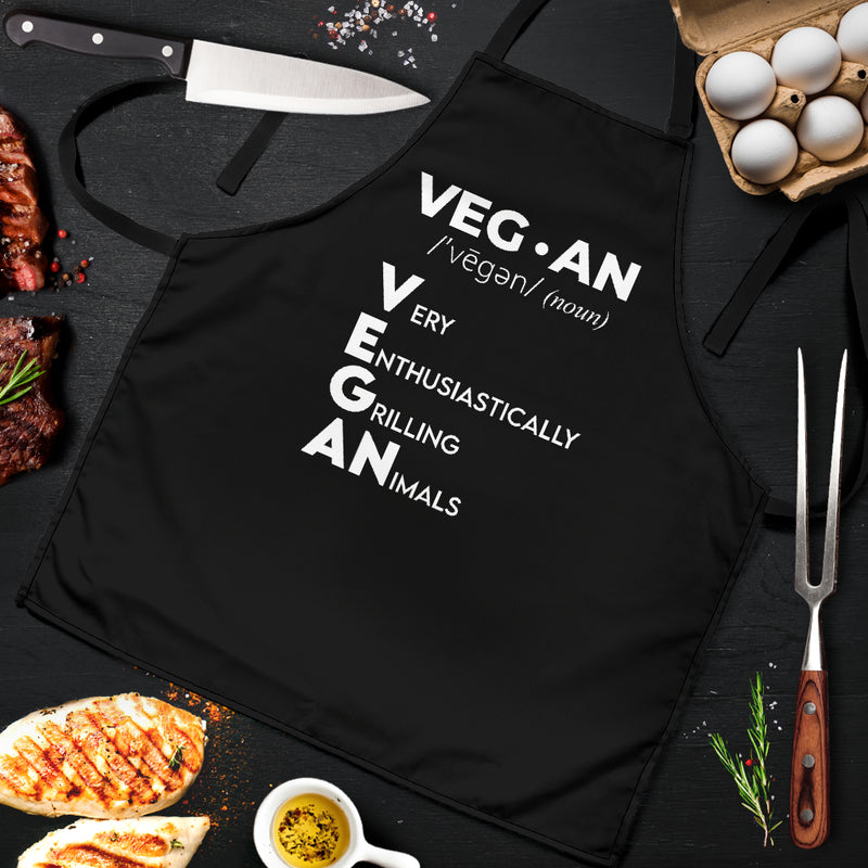 Vegan Custom Apron Gift For Cooking Guys