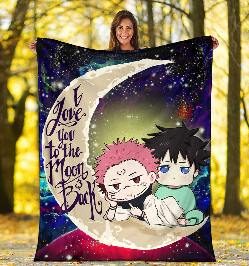 Jujutsu Kaisen Gojo Sakuna Anime Love You To The Moon Galaxy Premium Blanket Nearkii