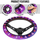 Pokemon Galaxy Espeon Eevee Evolution Car Steering Wheel Cover Nearkii