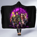 Demon Slayer Team Pink Moonlight Economy Hooded Blanket Nearkii