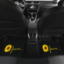 Sunflowers Jesus Front And Back Car Mats (Set Of 4) Nearkii