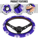 Gastly Dyed Pokemon Car Steering Wheel Cover Nearkii