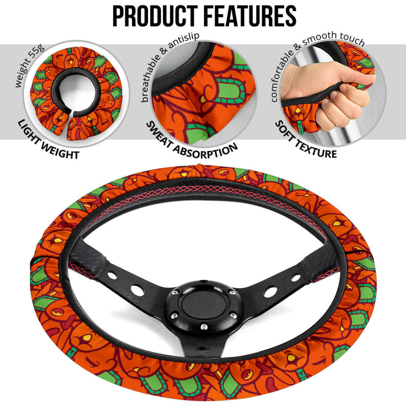 Chainsaw Man Pochita Car Steering Wheel Cover Nearkii