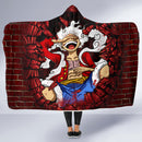Luffy Gear 5 Break Wall Style Economy Hooded Blanket Nearkii