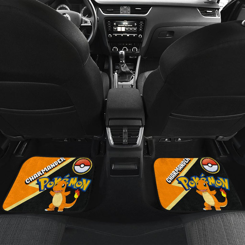 Charmander Car Floor Mats Custom Anime Pokemon Car Interior Accessories Nearkii