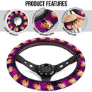 Rengoku Kyojuro Demon Slayer Anime Premium Custom Car Steering Wheel Cover Nearkii