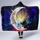 Toothless Light Fury Night Fury Love You To The Moon Galaxy Economy Hooded Blanket Nearkii