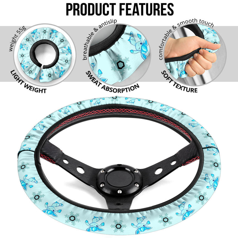 Pokemon Glaceon Eevee Evolution Car Steering Wheel Cover Nearkii