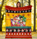 Red Yellow Bts Christmas Blanket Amazing Gift Idea Nearkii