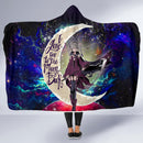 Soul Eater Love You To The Moon Galaxy Economy Hooded Blanket Nearkii