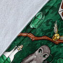 Harry Potter Green Premium Blanket Nearkii