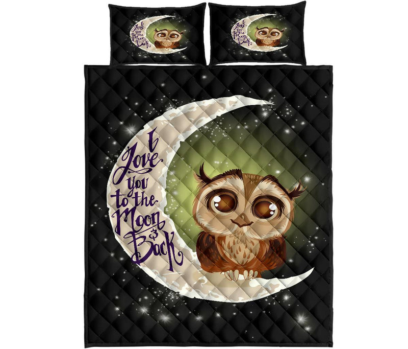 Owl To The Moon Quilt Bed Sets Nearkii