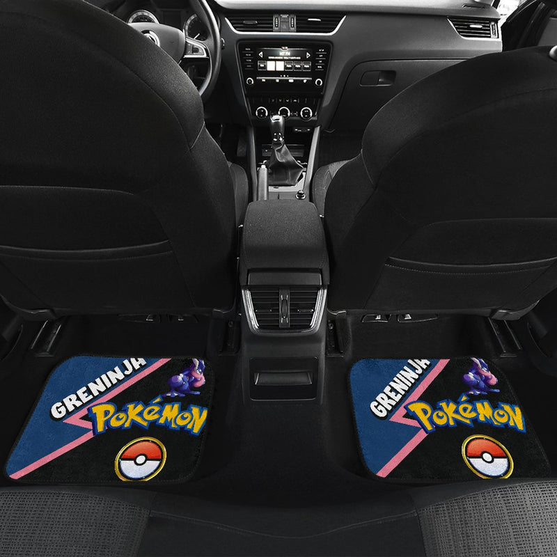 Greninja Car Floor Mats Custom Anime Pokemon Car Interior Accessories Nearkii