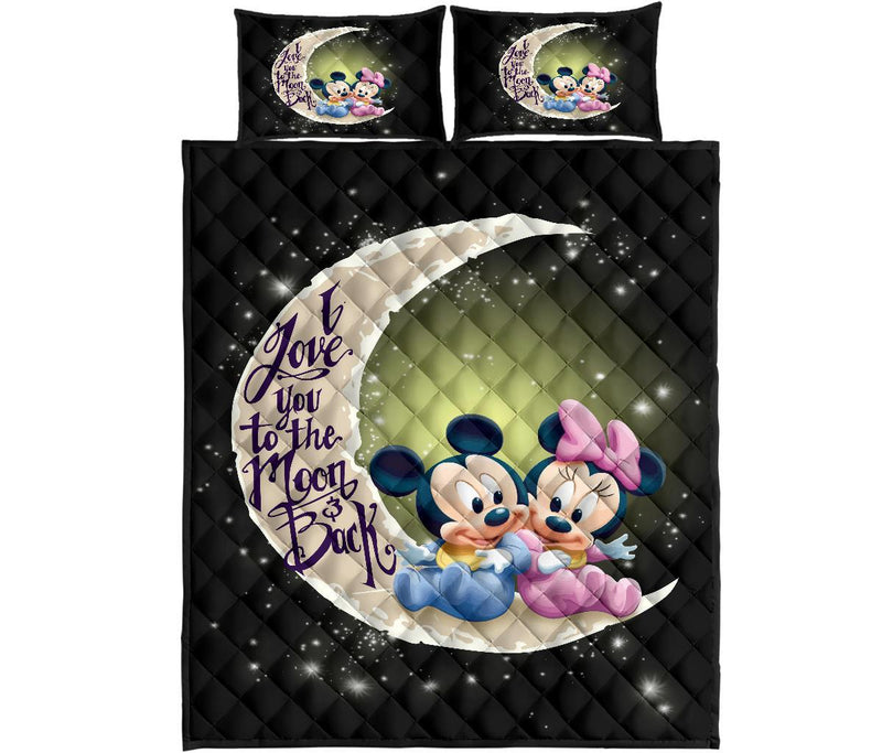 Mice Couple To The Moon Quilt Bed Sets Nearkii