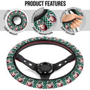 Kamado Tanjiro Demon Slayer Anime Car Steering Wheel Cover 2 Nearkii