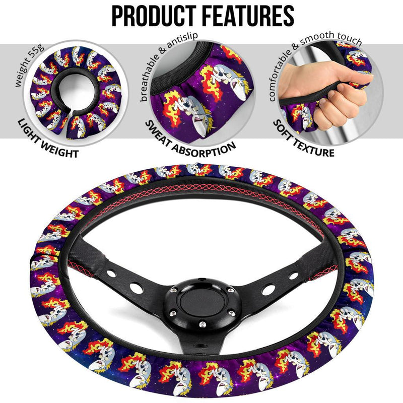 Ponyta Pokemon Anime Custom Car Steering Wheel Cover Nearkii