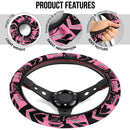 Pink Jeep Car Steering Wheel Cover Nearkii