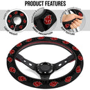 Akatsuki Cloud Premium Car Steering Wheel Cover Style 2 Nearkii