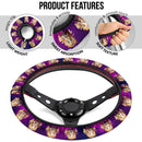 Rengoku Kyojuro Demon Slayer Anime Premium Custom Car Steering Wheel Cover 3 Nearkii