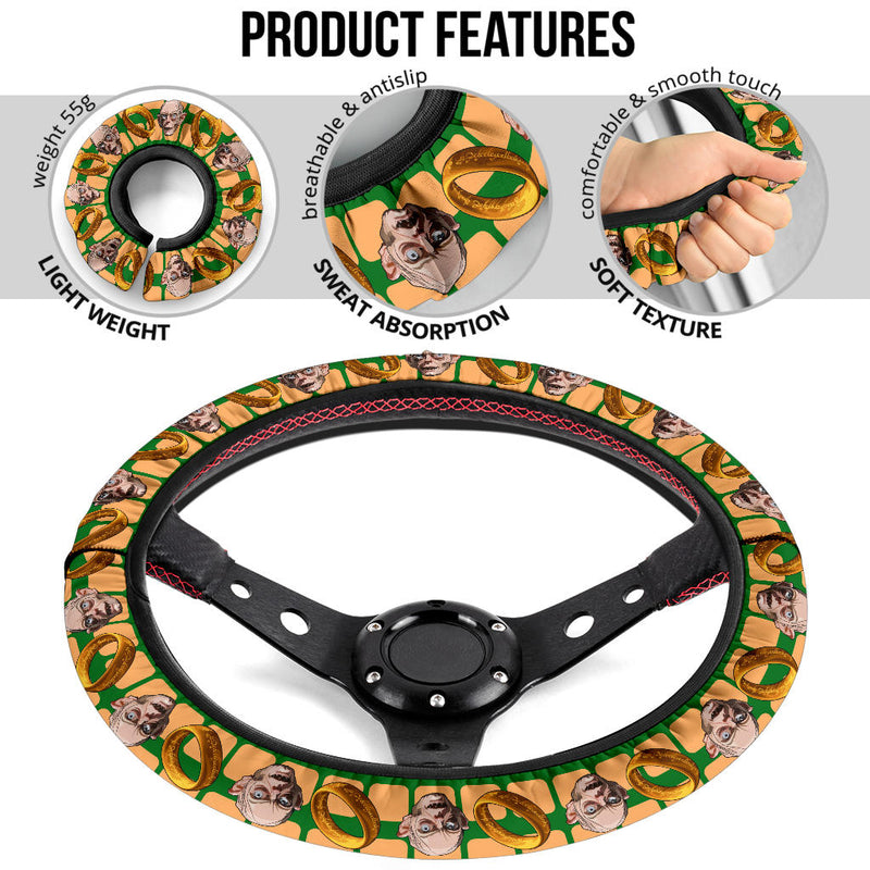 Lord Gollum One Ring Premium Custom Car Steering Wheel Cover Nearkii