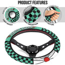 Kimetsu No Yaiba Tanjiro Kamado Car Steering Wheel Cover Nearkii