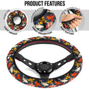 Koi Fish Premium Car Steering Wheel Cover Nearkii