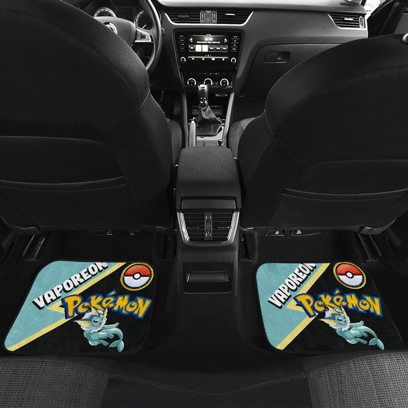 Vaporeon Car Floor Mats Custom Anime Pokemon Car Interior Accessories Nearkii