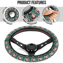 Kamado Tanjiro Demon Slayer Anime Car Steering Wheel Cover 4 Nearkii