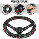 Rick And Morty Christmas Premium Custom Car Steering Wheel Cover No reviews Nearkii