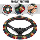 Baby Yoda Mandalorian Cute Premium Custom Car Steering Wheel Cover Nearkii