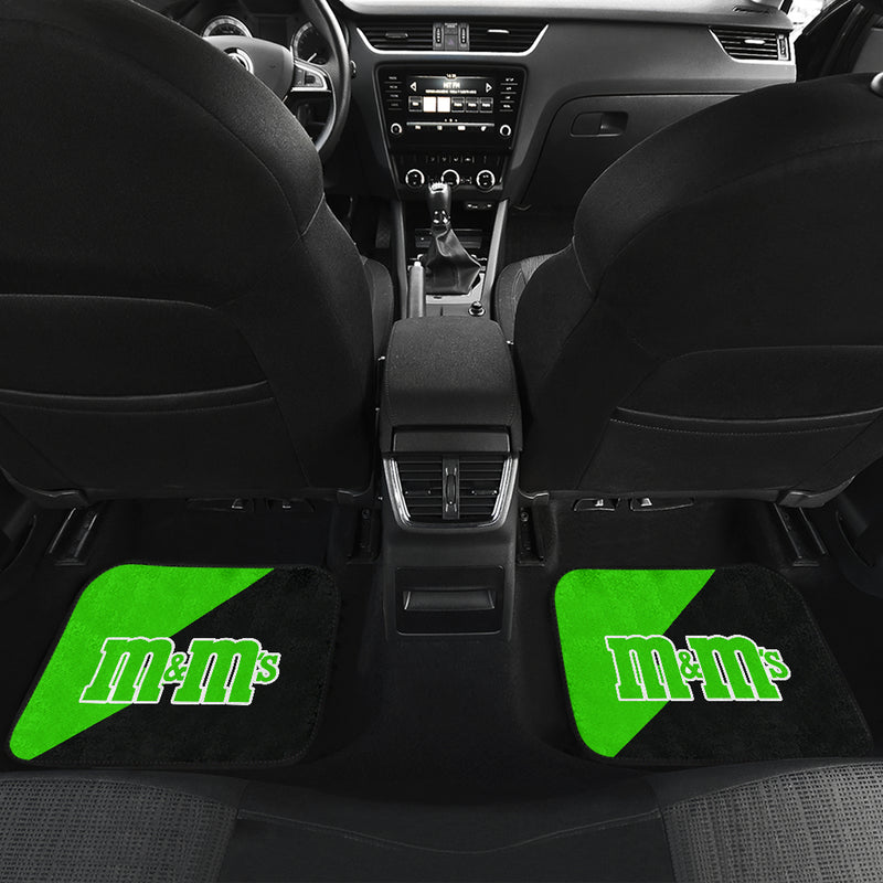 M&M's Candy Ice Cream Cones Chocolate Green Car Floor Mats Funny Gift Idea Nearkii