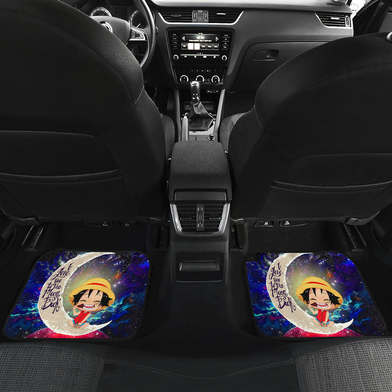 Luffy One Piece Love You To The Moon Galaxy Car Mats Nearkii