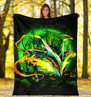 Mega X Rayquaza Moonlight Premium Blanket Nearkii