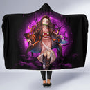 Nezuko Moonlight Economy Hooded Blanket Nearkii