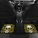 Sunflower Lady Skull Car Floor Mats Car Accessories Nearkii