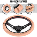 Human Skin Premium Car Steering Wheel Cover Nearkii