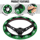 Green Lattern Christmas Premium Custom Car Steering Wheel Cover Nearkii