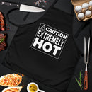 Caution Extremely Hot Custom Apron Best Gift For Anyone Who Loves Cooking Nearkii