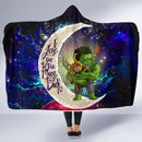 Hulk And Loki Love You To The Moon Galaxy Economy Hooded Blanket Nearkii
