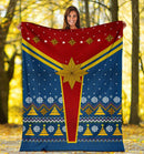Captain Ugly Christmas Custom Blanket Home Decor Nearkii