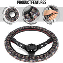 Kamado Tanjiro Demon Slayer Anime Car Steering Wheel Cover 9 Nearkii