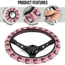 Kamado Nezuko Demon Slayer Anime Car Steering Wheel Cover 3 Nearkii