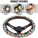 Fashion Funny Color Premium Car Steering Wheel Cover Nearkii