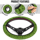 Dragon Ball Cell Anime Premium Custom Car Steering Wheel Cover Nearkii