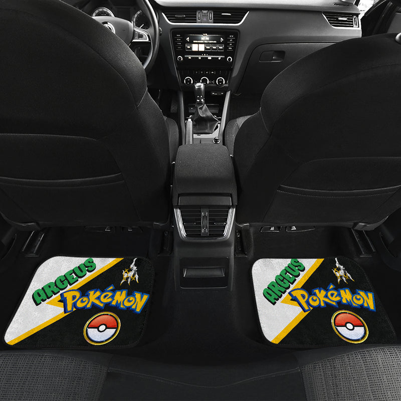 Arceus Car Floor Mats Custom Anime Pokemon Car Interior Accessories Nearkii