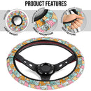 Kaiwai Cat Cute Premium Car Steering Wheel Cover Nearkii