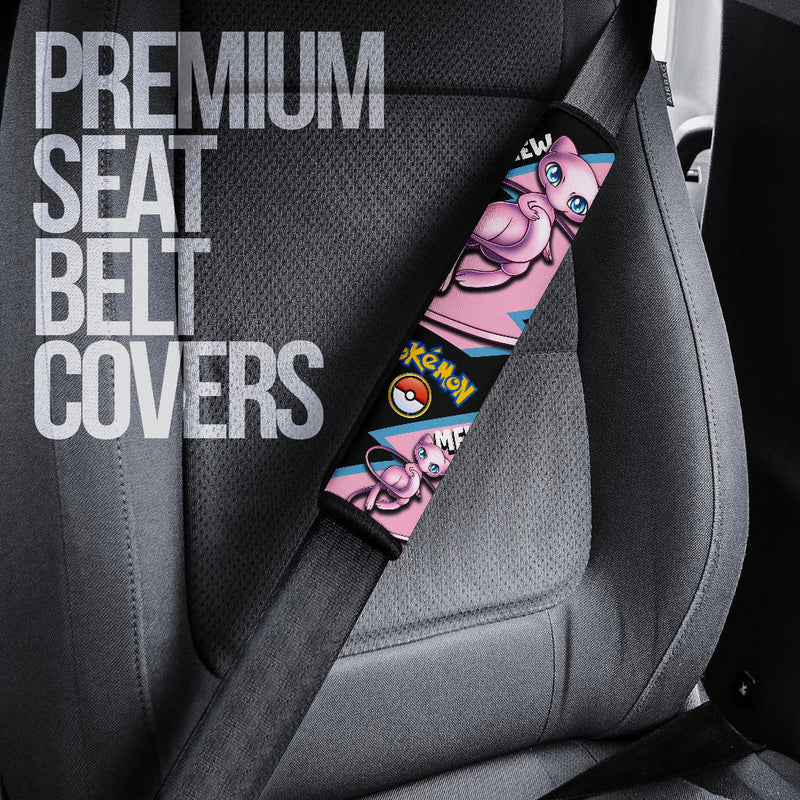 Mewcar seat belt covers Anime Pokemon Custom Car Accessories Nearkii